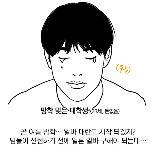 방학했다! 꿀알바 해보자!