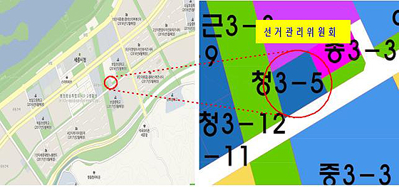 세종선관위 위치도.(제공=행정중심복합도시건설청)
