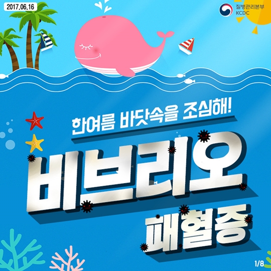 한여름 바닷속을 조심해요
