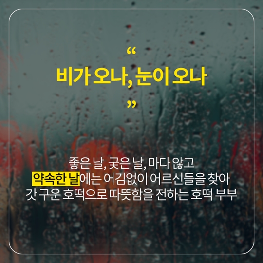 사랑의 호떡 부부, 또 어디 계시나요