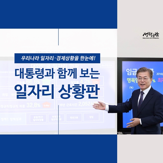대통령과 함께보는 일자리 상황판