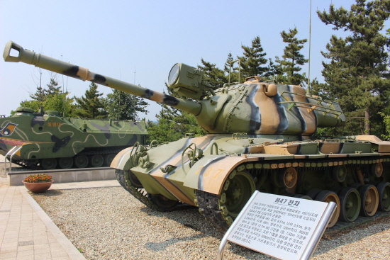해병대에서 실제로 쓰였던 M47 전차