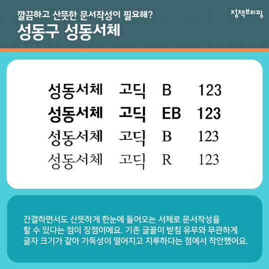 저작권 걱정 끝! 고퀄 PPT 만드는 공공기관 무료 글꼴 9가지