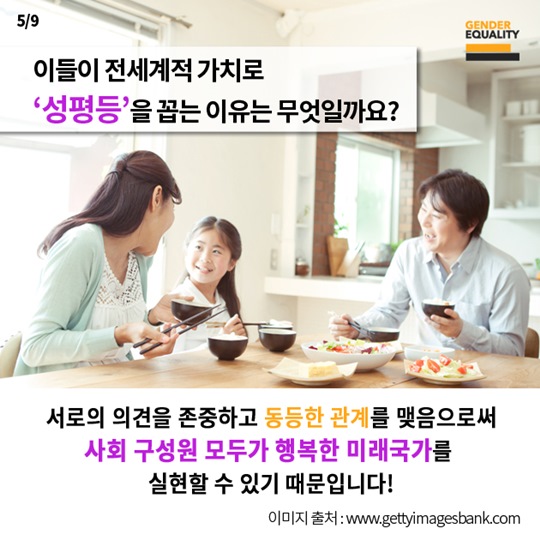 성평등정책이 필요한 이유