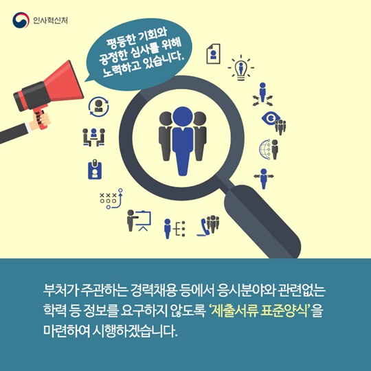 오직 실력으로 평가합니다