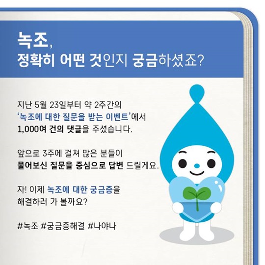 녹조, 무엇이 궁금하세요?