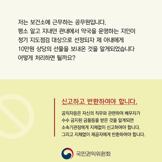 배우자가 알아야 할 청탁금지법