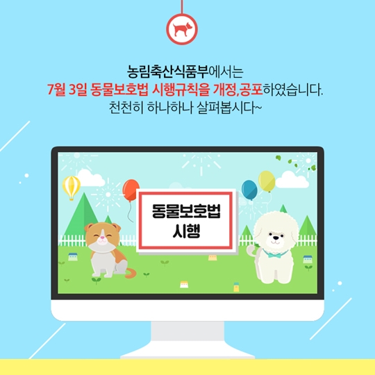 알아두면 쓸모있는 동물보호법 시행규칙