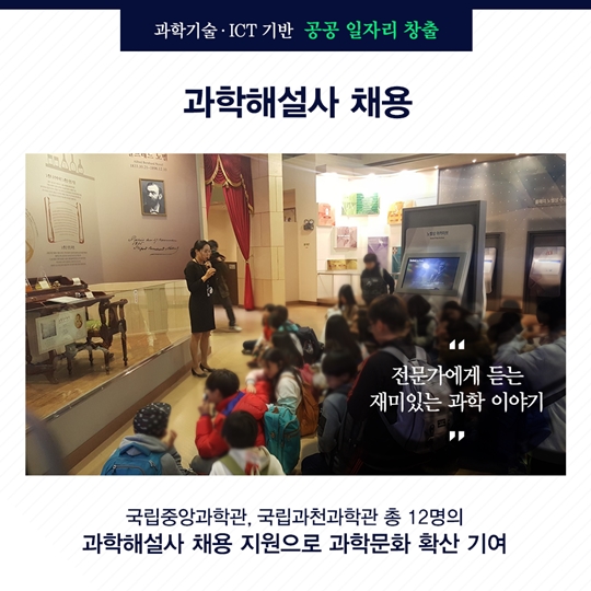 일자리 창출을 위한 미래창조과학부 추가경정 예산안