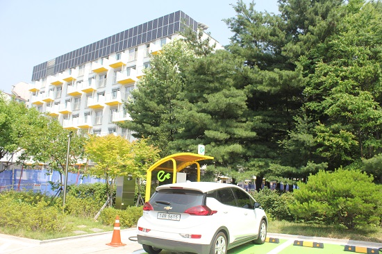 서울특별시 노원구에 자리잡은 제로에너지 행복주택 전경
