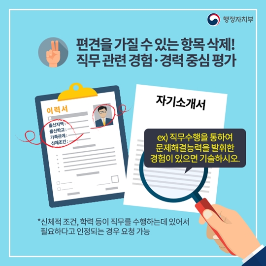 블라인드 채용 우리 같은 선에서 출발해요!
