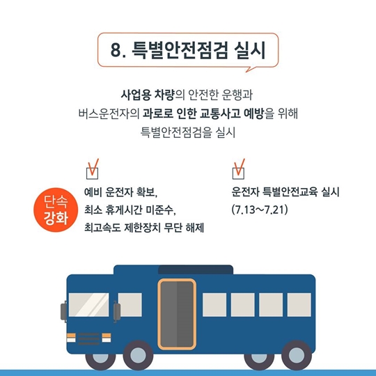 하계 휴가철 특별교통대책