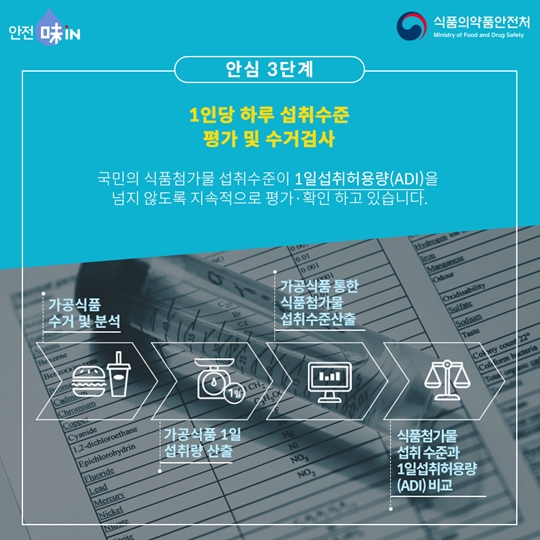 식품첨가물 신규지정을 위한 안심3단계