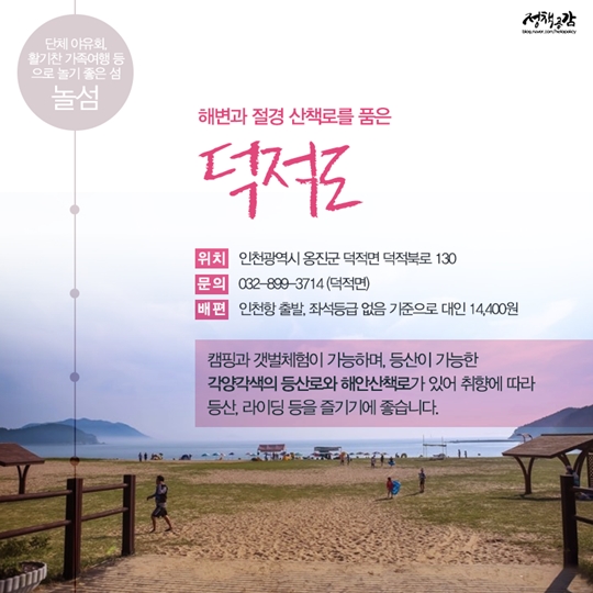 설레는 다섯 가지 테마의 섬