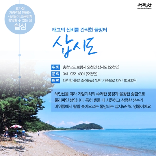 설레는 다섯 가지 테마의 섬