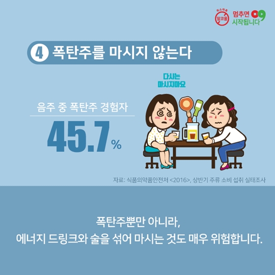 생활 속 절주수칙