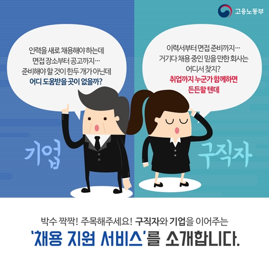 채용지원 서비스 3가지