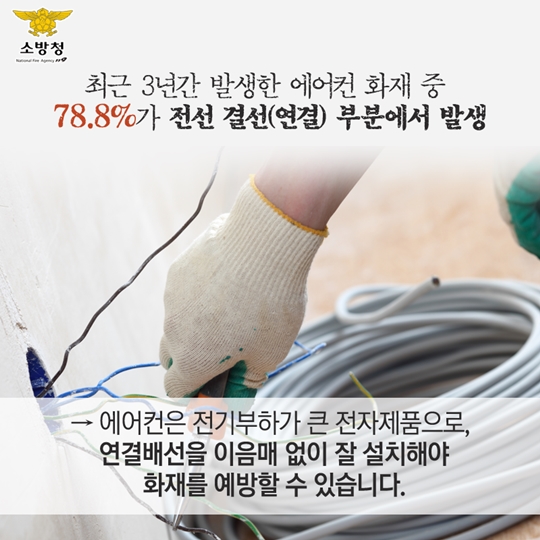 에어컨 실외기 화재