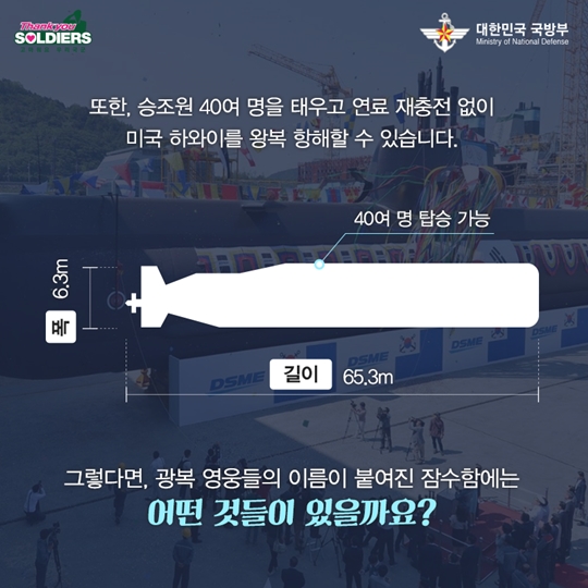 잠수함에 깃든 광복 영웅들