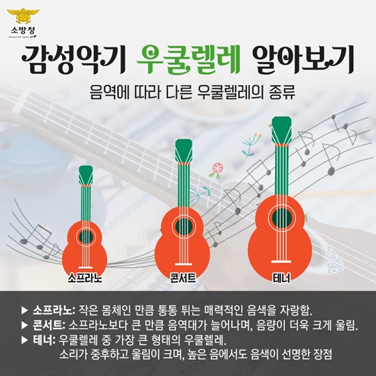 감성악기 우쿨레레 알아보기