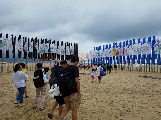 풍요의 바람 야외설치 작품전.