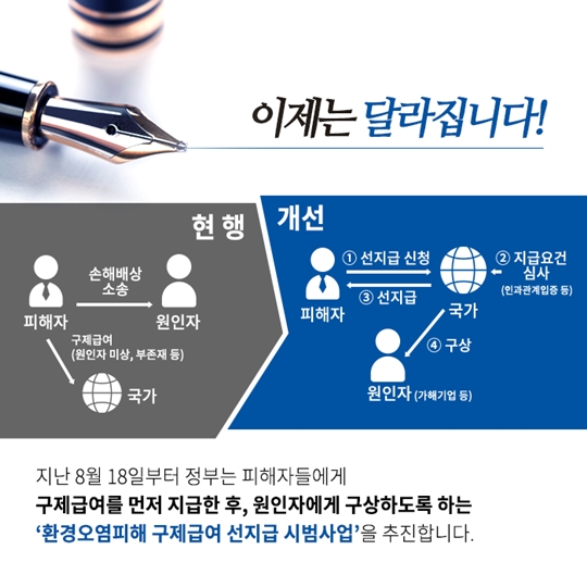 환경오염피해 피해자의 구제를 최우선으로
