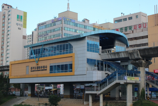 의정부 경전철 경기도청북부청사역.