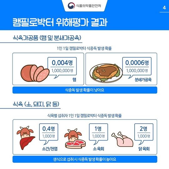 환절기에도 캠필로박터 식중독 주의