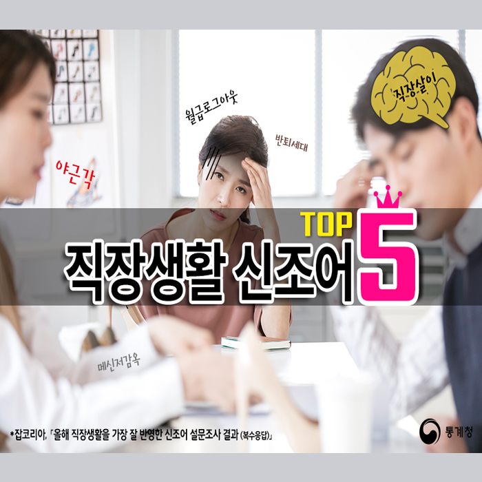 직장생활 신조어 TOP5