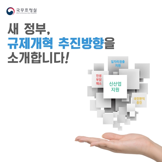 규제개혁 추진방향을 소개합니다