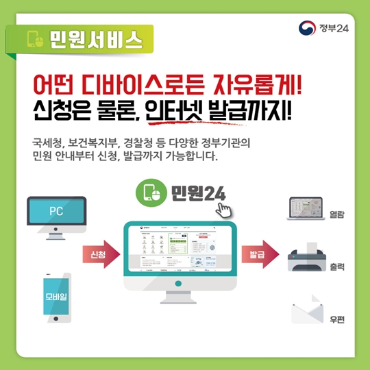 생활이 편리해지는 정부24