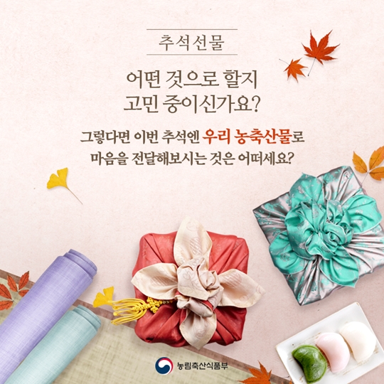 올해 추석선물은 너로 정했다