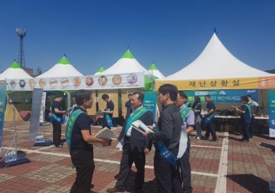 천안흥타령 축제 행사장 내 지진안전캠페인 홍보부스도 운영했다.