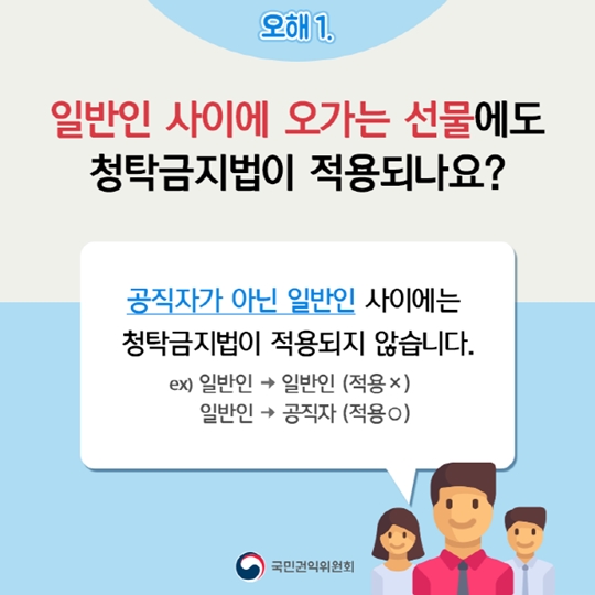 청탁금지법 일반국민편 오해
