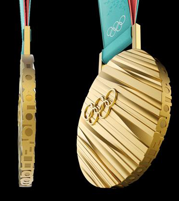 평창동계올림픽 메달 디자인 측면과 정면 (사진 = 2018평창동계올림픽조직위)