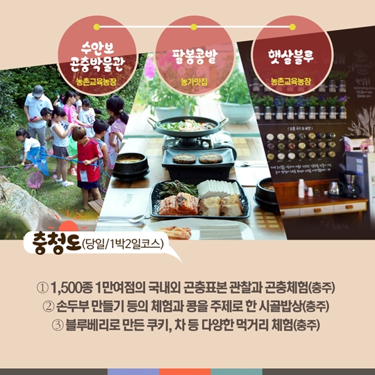 추석연휴에 떠나는 3色여행