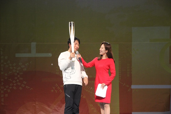 이날 마지막 주자인 양양군청 최종호 씨.