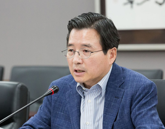 김용범 금융위원회 부위원장이 9일 정부서울청사에서 ‘금융시장 점검회의’를 주재하고 있다. (사진=금융위원회)