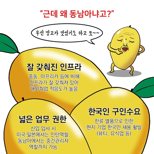 동남아 취업은 처음이지