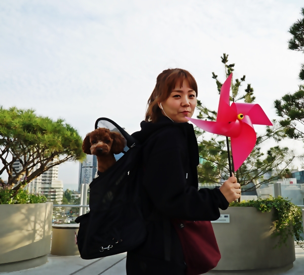 통일을 희망하는 마음이 가득한 김은정 씨.