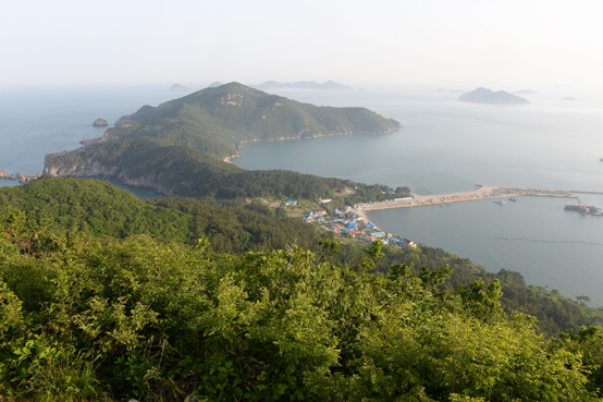 울도에서 본 덕적군도