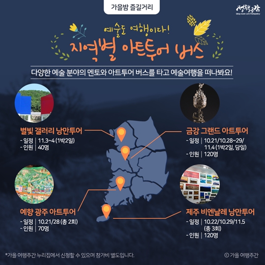 가을 여행주간 총정리