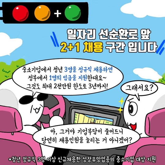 일자리정책 5년 로드맵 경로안내를 시작합니다