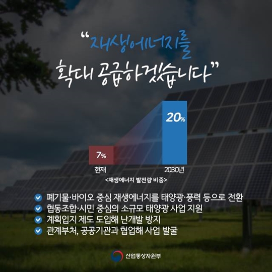 안전하고 깨끗한 에너지로의 전환