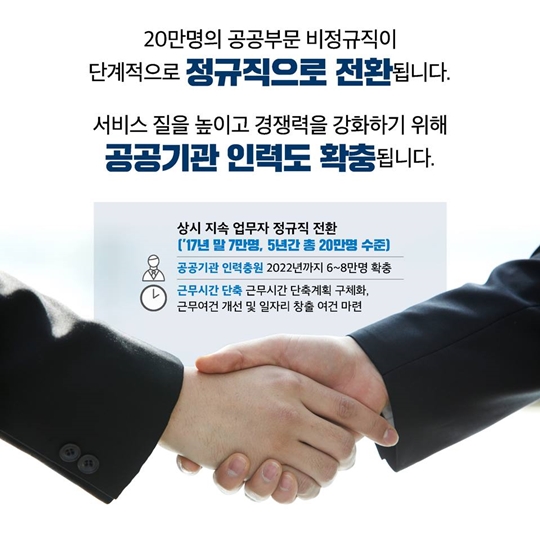 사람중심 경제의 마중물이 될 공공일자리 창출