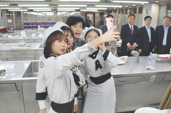 한국호텔관광실용전문학교 교육현장 방문