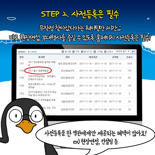취업박람회 100% 활용법