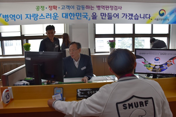 병역 등급 판정.