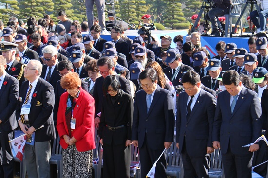 피우진 국가보훈처장도 이 자리에 참석했다.