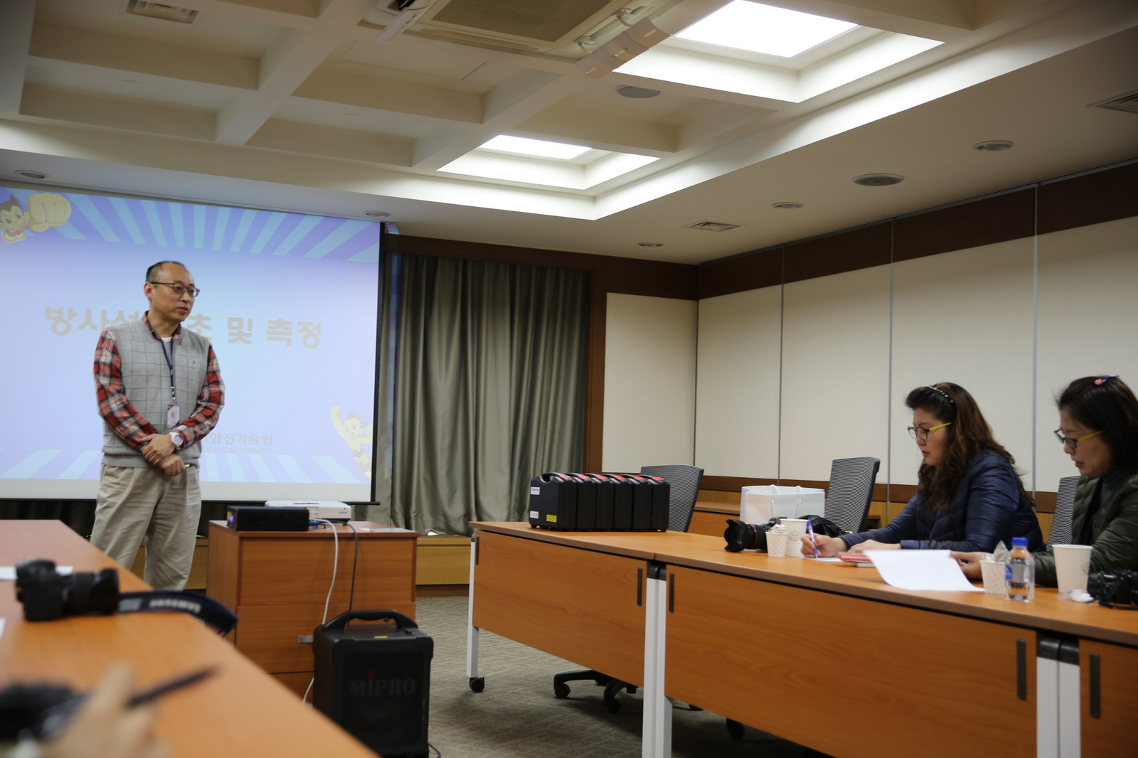 방사선비상대책실의 권정완 박사